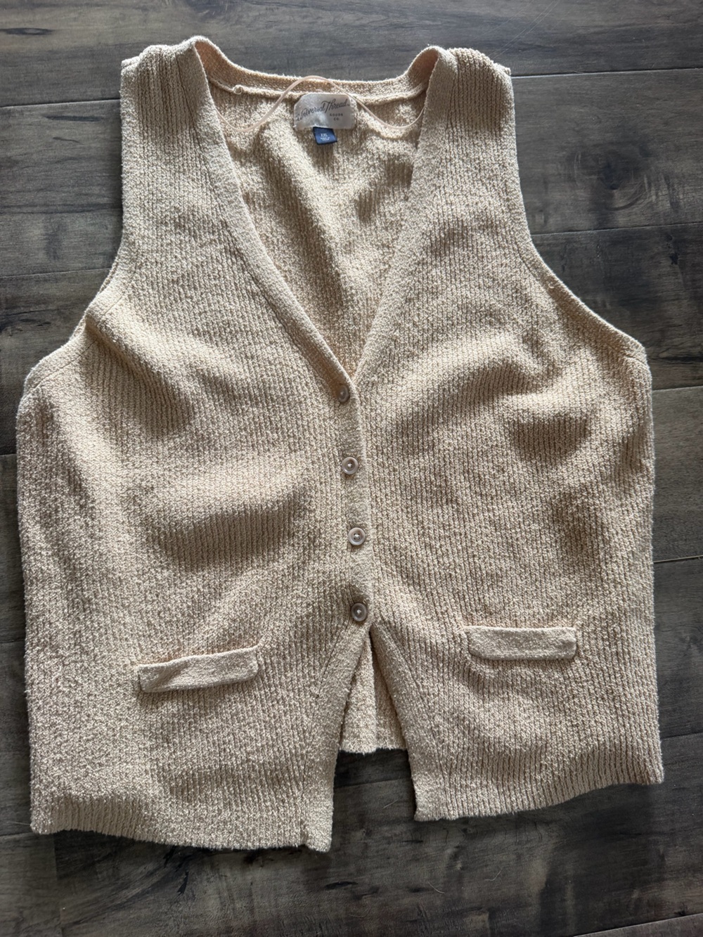 Universal Thread Button Front Sweater Vest